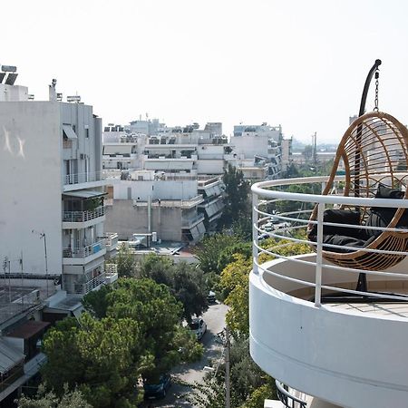 Boutique Penthouse Next To Stavros Niarchos Foundation Atenas Exterior foto