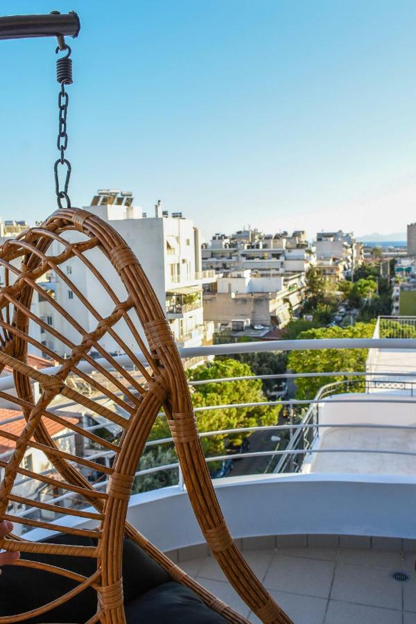 Boutique Penthouse Next To Stavros Niarchos Foundation Atenas Exterior foto