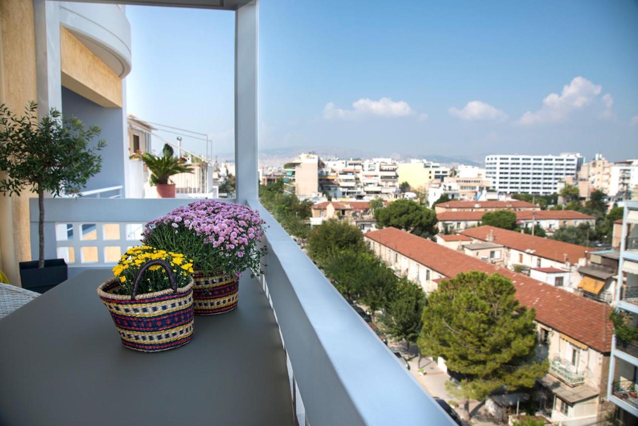 Boutique Penthouse Next To Stavros Niarchos Foundation Atenas Exterior foto