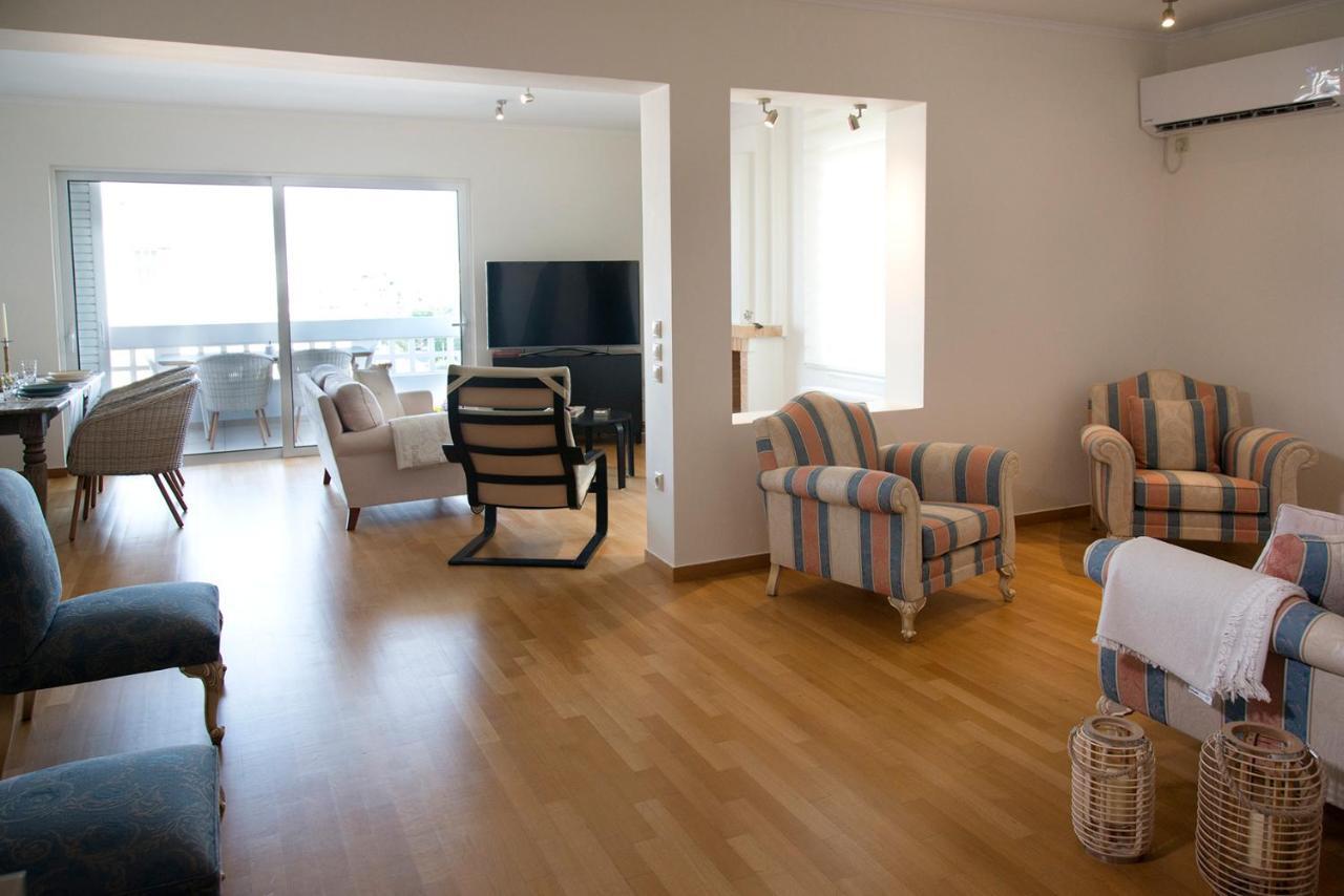 Boutique Penthouse Next To Stavros Niarchos Foundation Atenas Exterior foto