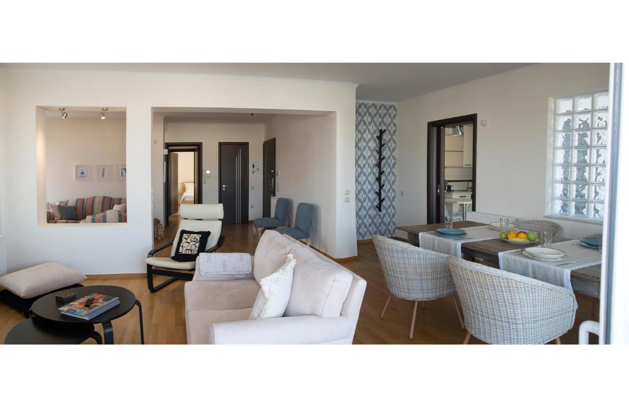 Boutique Penthouse Next To Stavros Niarchos Foundation Atenas Exterior foto