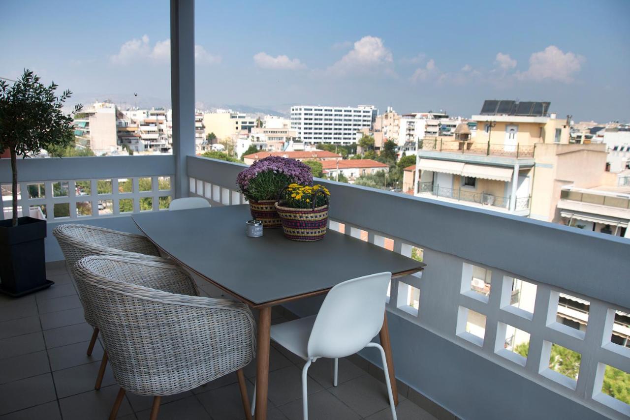 Boutique Penthouse Next To Stavros Niarchos Foundation Atenas Exterior foto