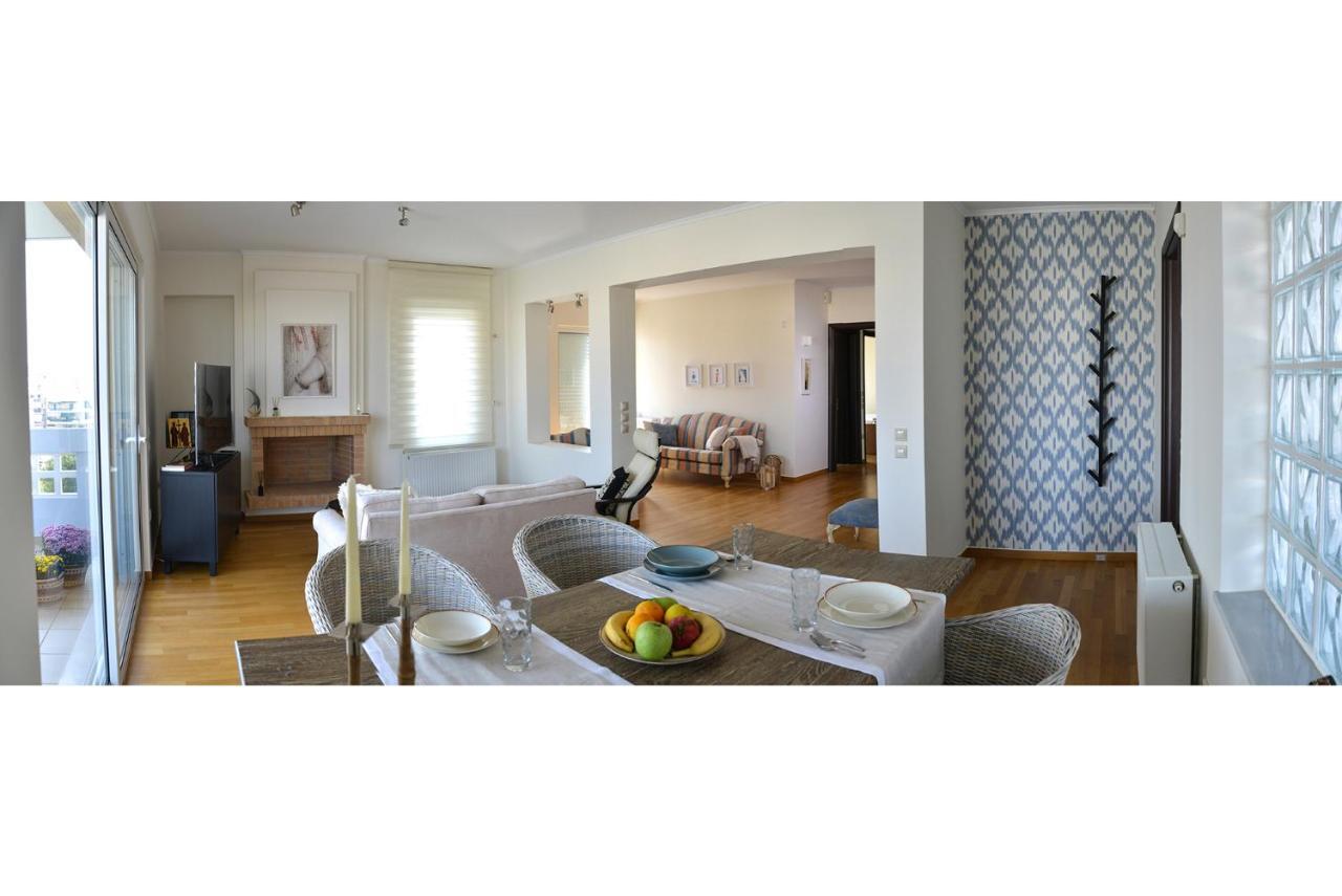 Boutique Penthouse Next To Stavros Niarchos Foundation Atenas Exterior foto